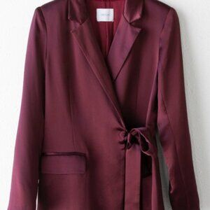 Glenda Satin Blazer